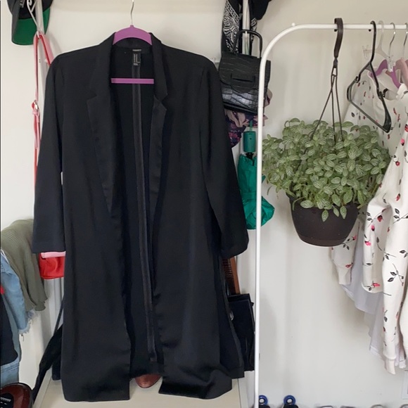 Forever 21 Jackets & Blazers - Black Blazer/Trench Light weight jacket